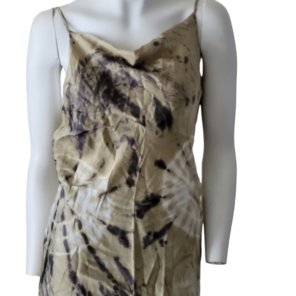 Young Fabulous & Broke Evie Satin Slip Dress in Toffee Caramel Bronze L … - Picture 9 of 14